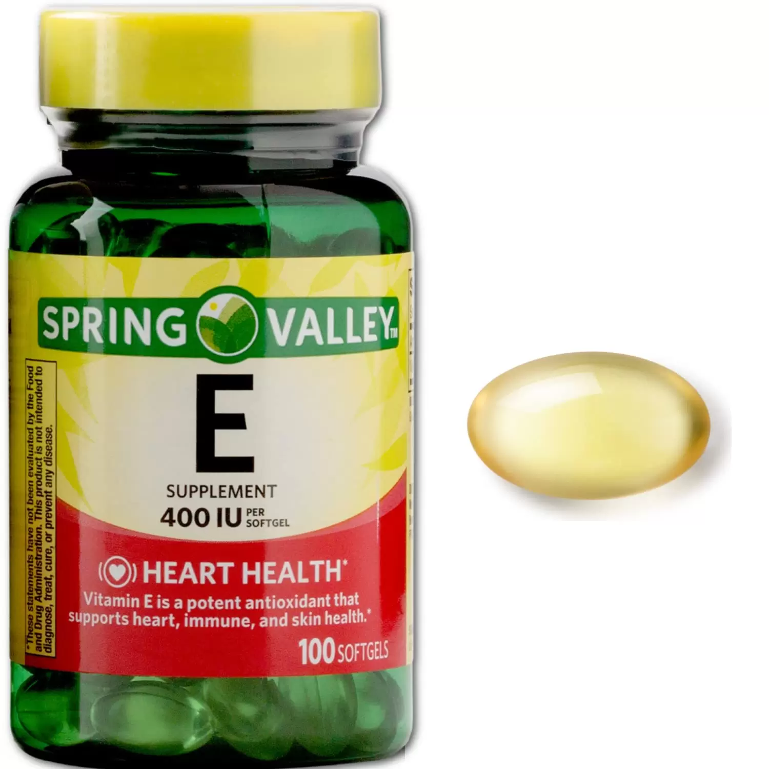 Vitamina E 180mg ( spring Valley) 100 softgels