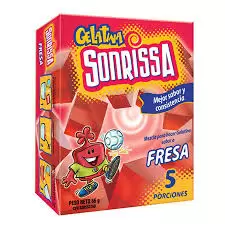 Gelatina SONRISSA 66g ( Fresa )